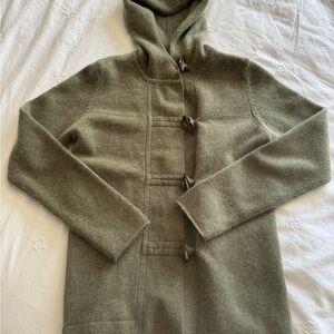LUXURY CASHMERE JACKET WITH HOOD